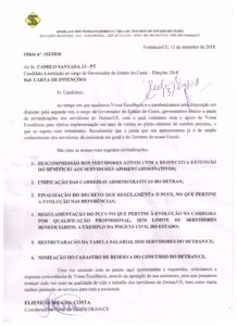 DOCUMENTO ENTREGUE PARA GOVERNADOR 13 09 18